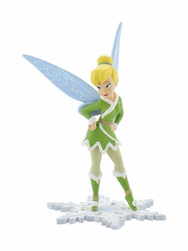 Bullyland 12840 - Figura Di Gioco, Walt Disney Tinkerbell, Fata Dell'Inverno, Alta Circa 10,5 Cm, Figura Dipinta A Mano, Senza Pvc, Per Giocare Con La