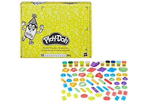 Play-Doh - Kit Speciale Per Feste, 10 Vasetti Colorati Play-Doh, 5 - 99 Anni [Esclusivo Amazon]