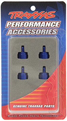 Traxxas 3767 A Aluminum Shock Cap Model Car Parts, Blu