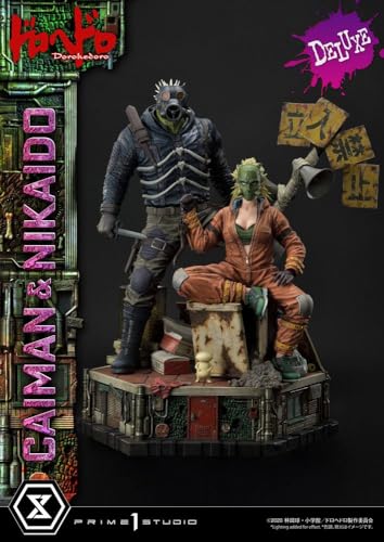 Prime 1 Studio Dorohedoro Statuette 1/4 Caiman & Nikaido Deluxe Version 66 Cm