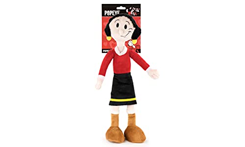 Popeye Braccio Di Ferro Personaggi Principali Giocattoli Di Peluche - Qualità Super Morbida (32Cm, Olivia Oyl Blister)