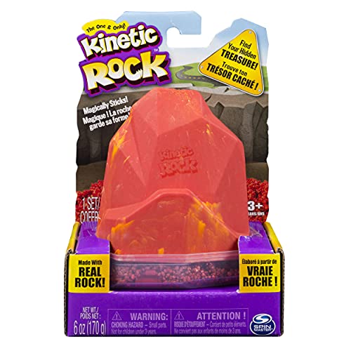 Kinetic Sand 6036215 - Confezione Roccia, Colori Assortiti