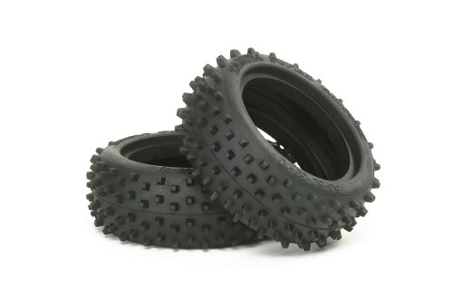 Tamiya 300053088 - Df-02 Pneumatici Quadrati Tempestato Anteriori 60/24, 2 Pezzi