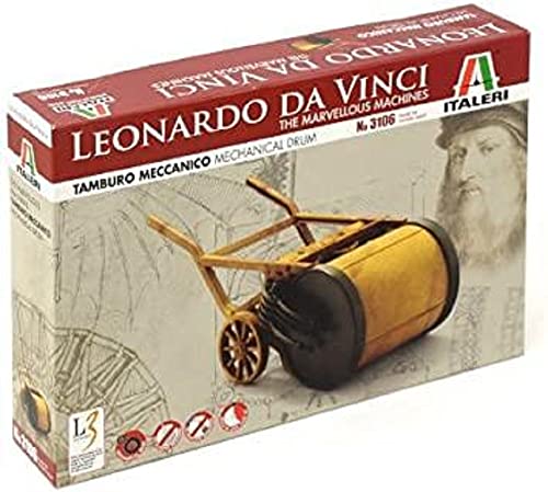 Italeri 3106 - Leonardo Da Vinci: Tamburo Meccanico - Mechanical Drum Model Kit
