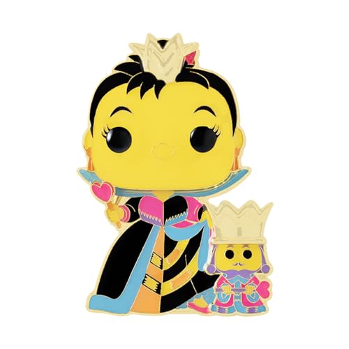 Funko Pop! Large Enamel Pin Disney Alice: Queen Of Hearts And King - Alice In Wonderland Spille Smaltate - Spilla Da Collezione Carina - Per Gli Zaini