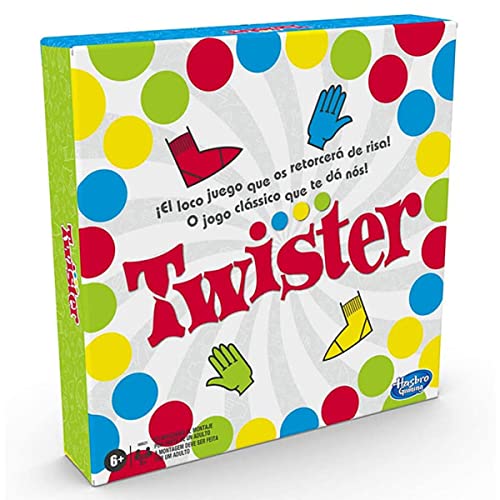 Hasbro Gaming- Sin Personaje Gioco Twister, Multicolore, T.Única, 98831B09