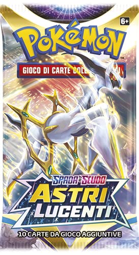 Pokemon Spada E Scudo Astri Lucenti Busta 10 Carte Artwork Random (It)