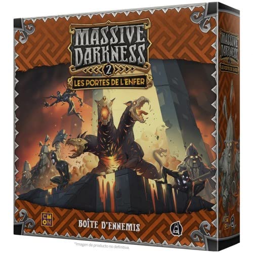 Asmodee - Massive Darkness 2: Porte Dell'Inferno – Box Nemici, Espansione Gioco Da Tavolo, Edizione In Italiano