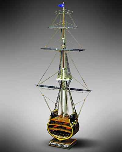 Mamoli Kit Barca Uss Constitution Wooden Ship Scala 1:93 L:320Mm H:667Mm