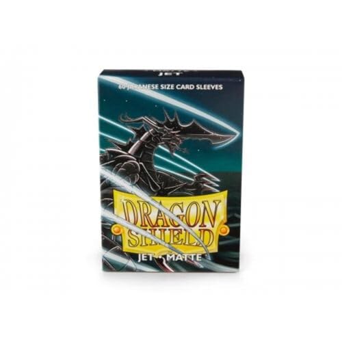 Arcane Tinmen 11124 Dragon Shield-Matte Japanese Size Sleeves 60Pk-Jet, Multicoloured