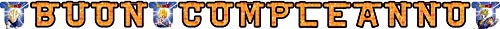 Comogiochi- Festone Buon Compleanno Dragon Ball Z, Multicolore, 5Cg82014