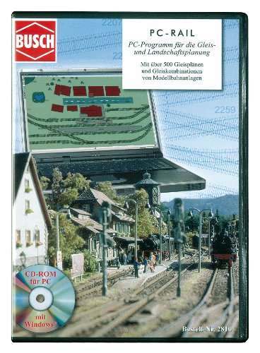 Busch 2810 - Programma Di Modellismo Ferroviario Pc-Rail, Per Windows [Lingua Tedesca]