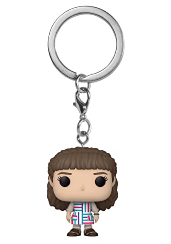 Funko Pop! Keychain: Stranger Things - Eleven - Undici- Mini Figura In Vinile Da Collezione Novità Portachiavi - Riempitivi Per Calze - Idea Regalo - 