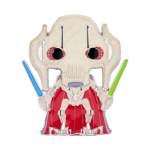 Funko Pop! Large Enamel Pin Star Wars: General Grievous Chase - Generale Grievous Spille Smaltate - Spilla Da Collezione Carina - Per Gli Zaini & Bors