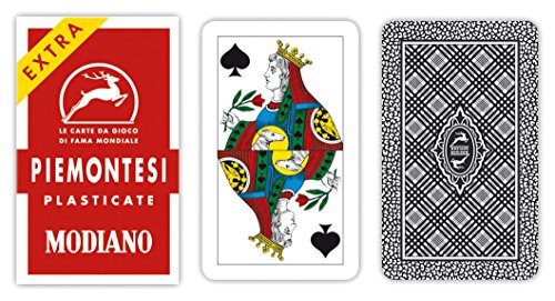 Modiano- Carte Regionali, Colore Rosso, 300062