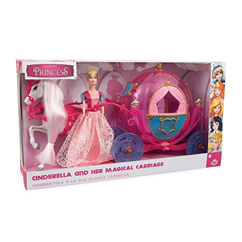 Grandi Giochi Gg03027 Princess Cenerentola Con La Sua Magica Carrozza