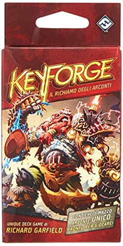 Asmodee- Keyforge, Il Richiamo Degli Arconti-Mazzo Gioco Di Carte, Colore Rosso, 10601