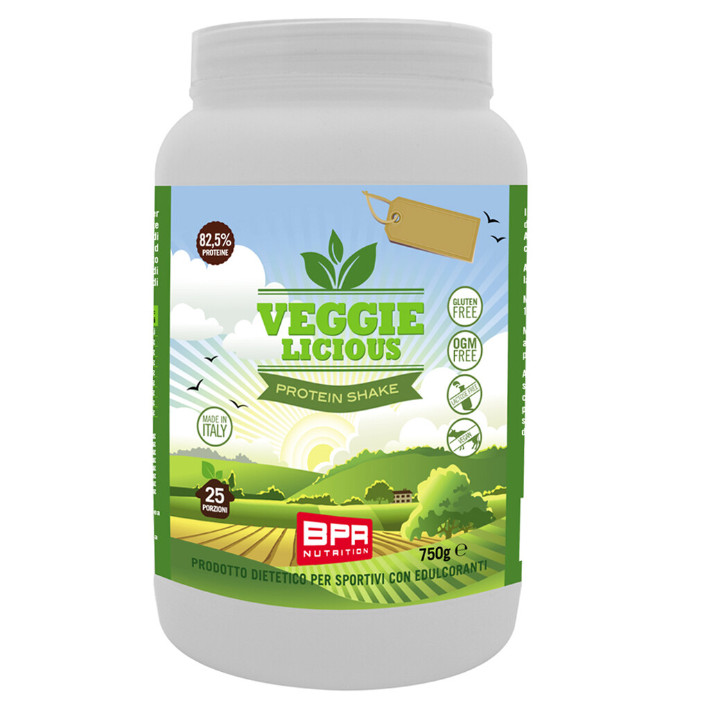 BPR NUTRITION VEGGIE LICIOUS PROTEIN SHAKE 750 GR Cioccolato