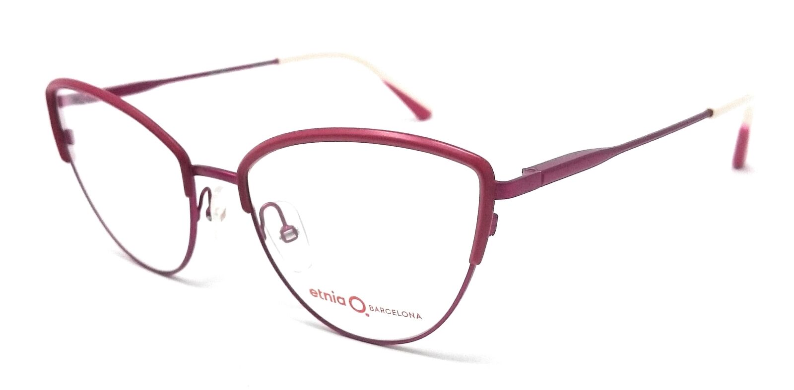 OCCHIALI DA VISTA DONNA ETNIA BARCELONA PISA RDFU - CAT EYE ROSSO FUCSIA BIANCO