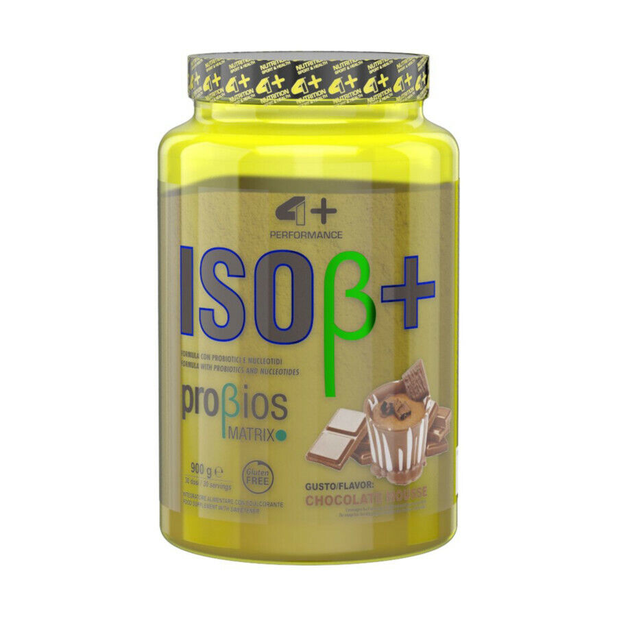 4+ Nutrition ISO+ proteine isolate gusto CIOCCOLATO 900g + SHAKER IN OMAGGIO