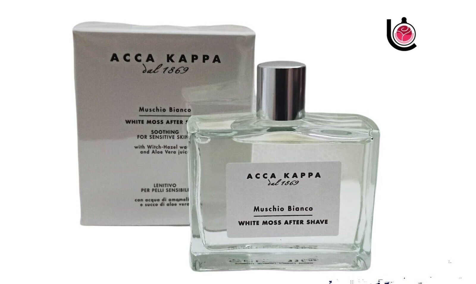 ACCA KAPPA dal 1869 " Muschio Bianco " After Shave Lotion ml. 100
