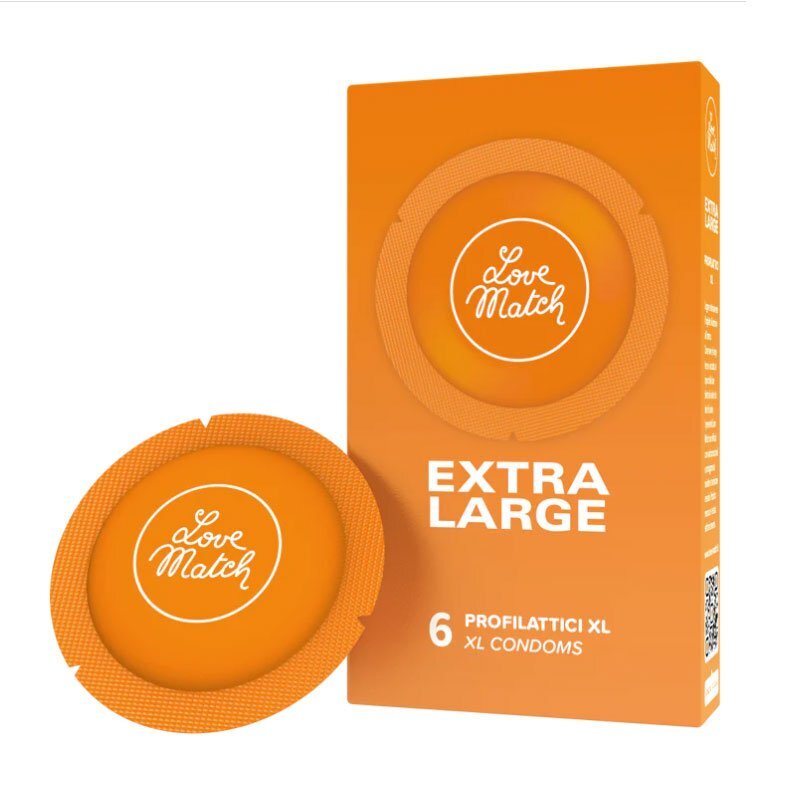 Preservativi Extra Large 57 mm Love Match x 6
