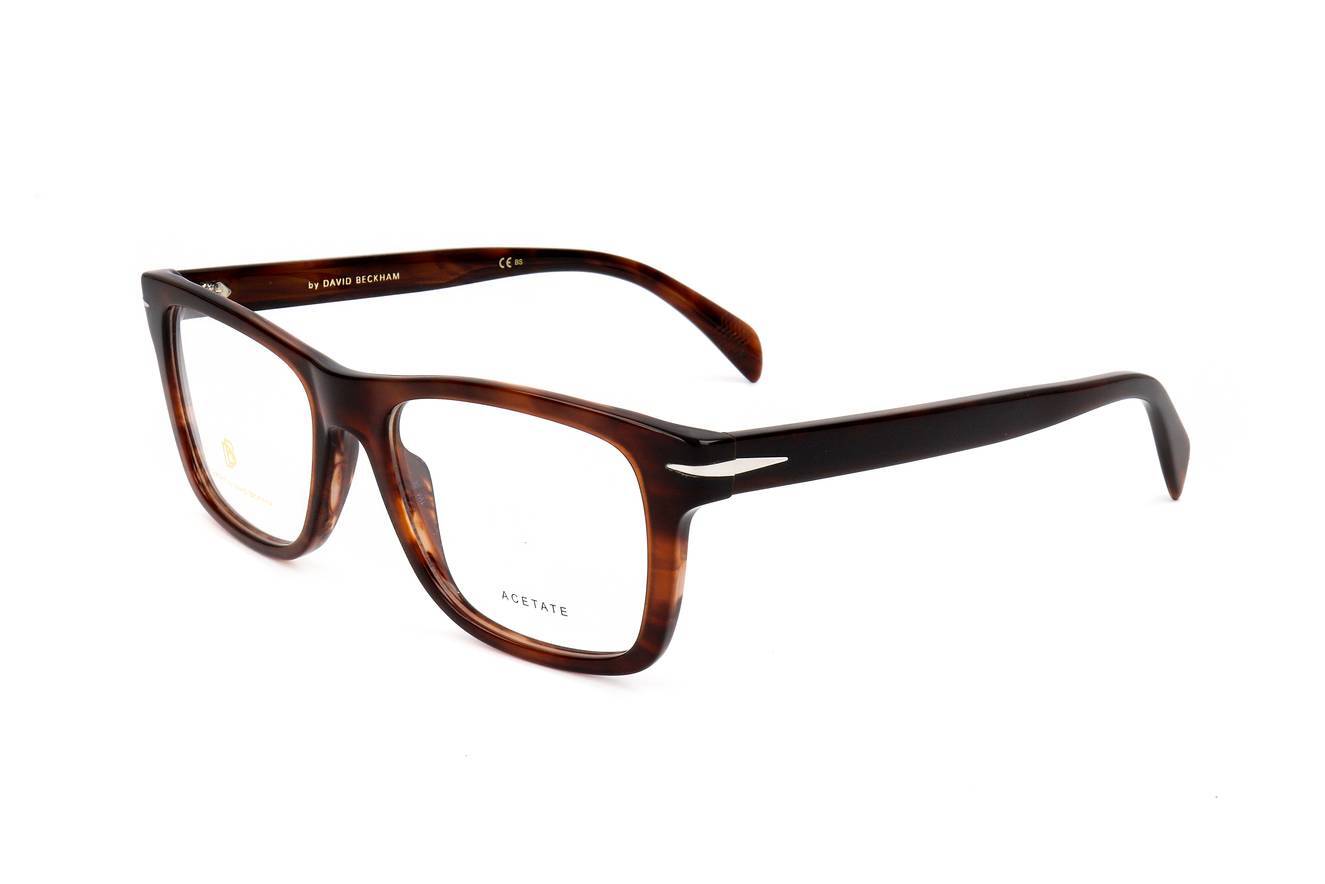 Occhiali da Vista David Beckham DB 1073 EX4 BROWN HORN 54/18/145 Uomo