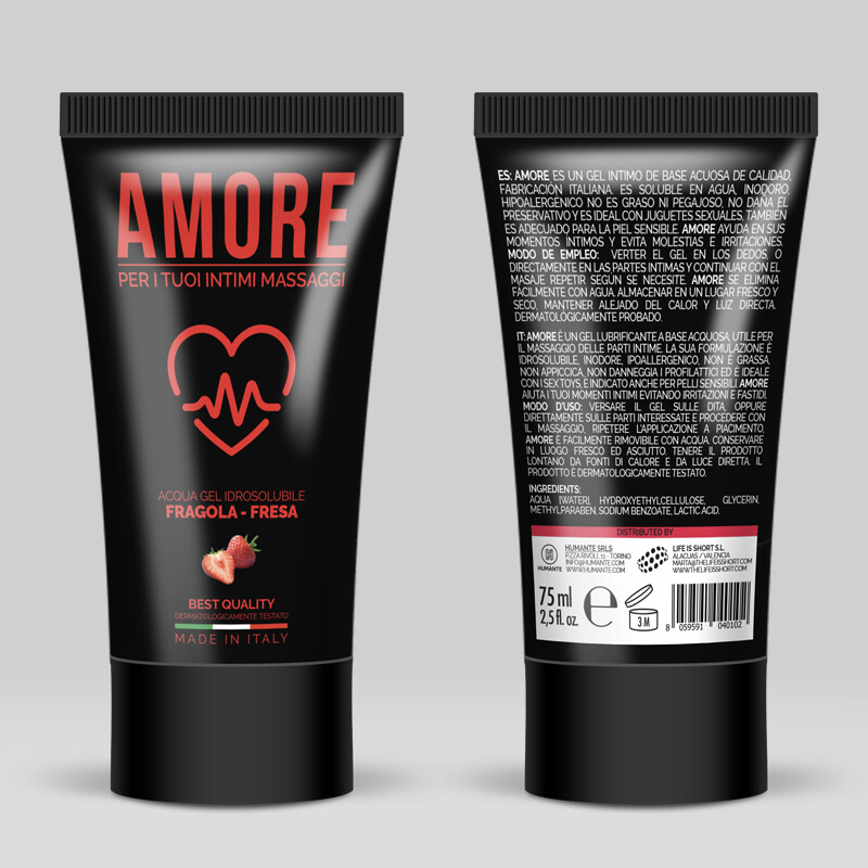 AMORE gel lubrificante 75 ml FRAGOLA