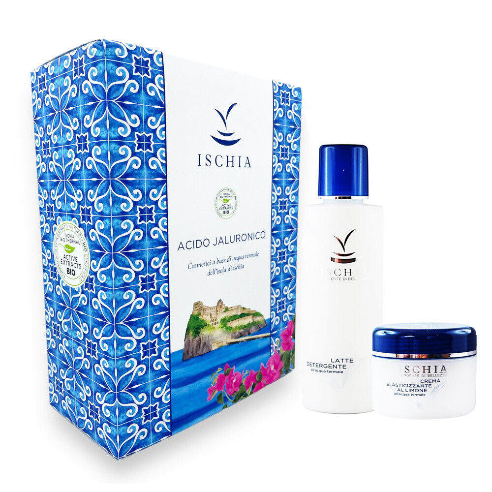 Ischia Confezione Regalo Donna Crema Elasticizzante A Limone + Latte Detergente