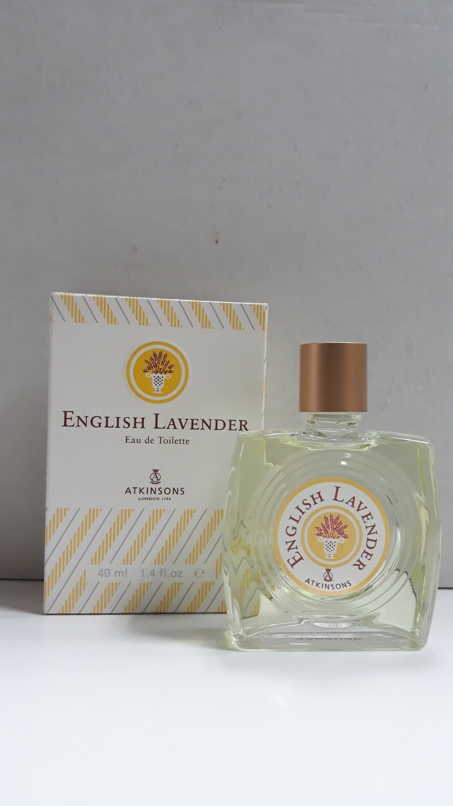 ATKINSONS ENGLISH LAVENDER EAU DE TOILETTE 40 ML SPLASH VINTAGE INTROVABILE