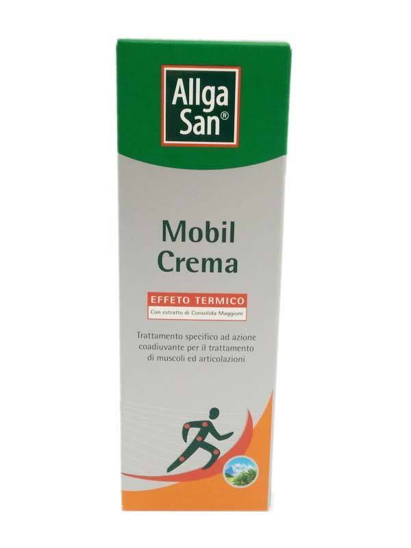 Allga San Mobil Crema - Crema Riscaldante 50 ml - Pomata Massaggio Professionale