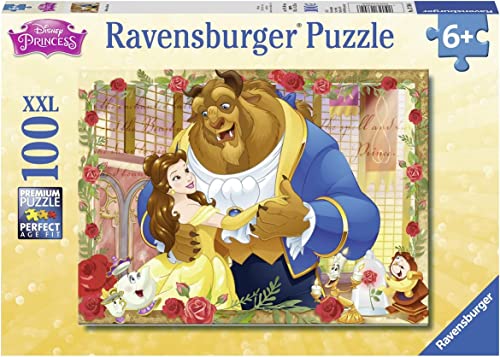 Ravensburger Disney Princess La Bella E La Bestia Puzzle Per Bambini, Multicolore, 13704