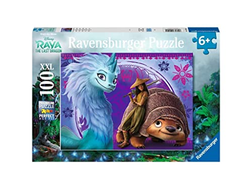 Ravensburger-Disney And Raya & The Last Dragon-Puzzle Da 100 Pezzi Extra Large Per Bambini Dai 6 Anni In Su, 12920