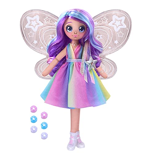 Dream Seekers Dream Bright Stella Fashion Doll With Light Up Wings Includes 5 Light Up Modes And Hair Accessories Birthday Present For Girls Aged 4 +