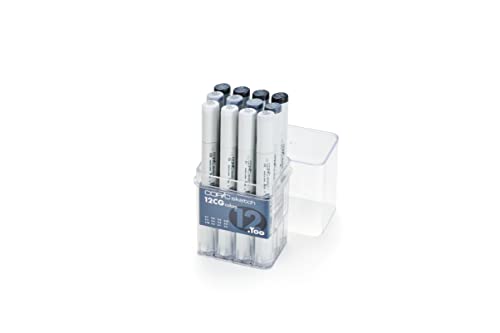 Copic Sketch 21075151 - Set Da 12 Pennarelli, Grigio
