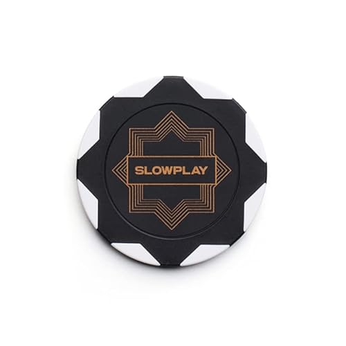 Slowplay Fiches Da Poker Nash Clay | 50 Pezzi Di Fiches Da Poker Texas Holdem [Senza Valore], Fiches Da Poker Vuote 14G | Esecuzione E Design Squisiti