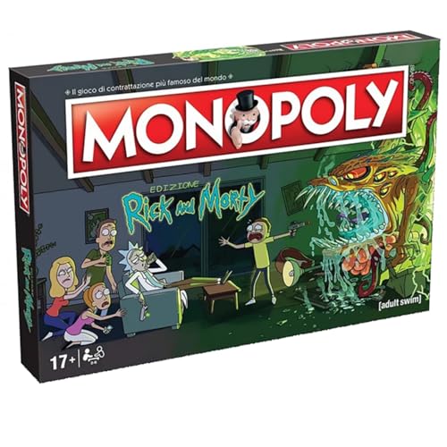 Rick And Morty Monopoly Gioco Da Tavolo - Italian Edition