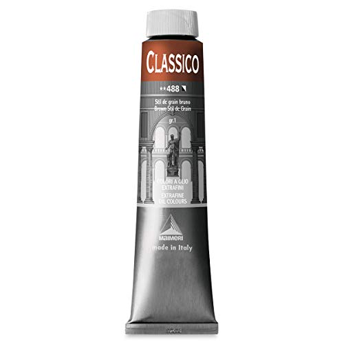 Maimeri - Colore Ad Olio, Serie: Classico Tubo Da 200 Ml Stil De Grain Bruno