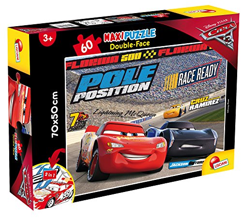 Lisciani Giochi The Movie Puzzle Df Cars 3 Supermaxi 60 Challenge, Colore Bianco, 64007.0