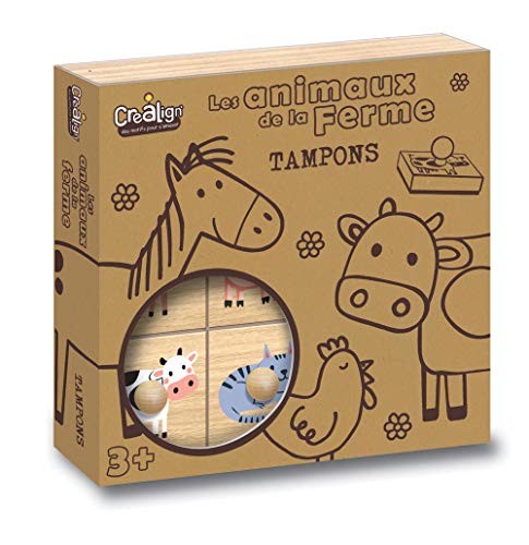 Crea Lign-Gli Animali Della Fatturia Custodia, Colore Marrone, Taglia Unica, Cl152