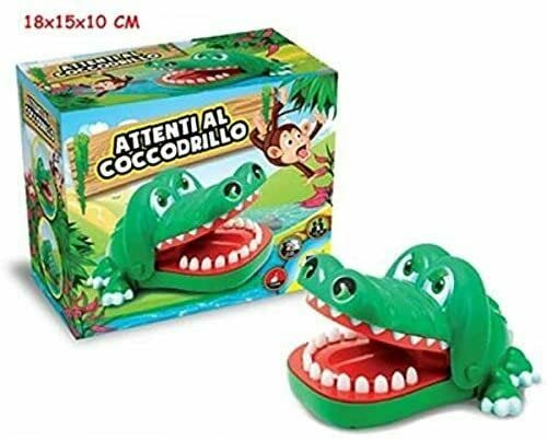 Teorema- Attenti Al Coccodrillo Giocattolo, Colore Verde, 3+ Anni, Vd65171