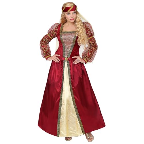 "Medieval Princess" (Dress With Crinoline Underskirt, Headpiece With Veil) - (S)