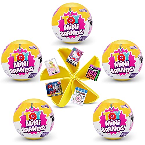 5 Surprise 5 Giocattoli A Sorpresa Mini Brands Series 3 Mystery Capsule Real Miniature Brands Giocattolo Da Collezione, Confezione Da 5