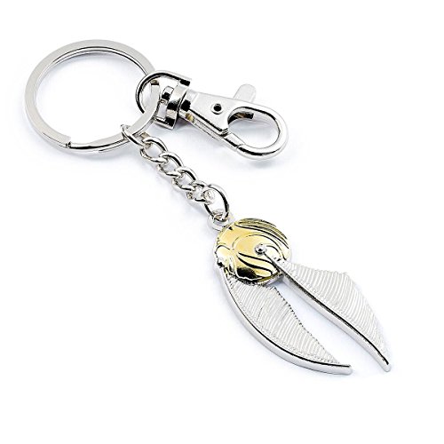 Warner Bros. Harry Potter Keychain Golden Snitch (Silver Plated) Carat Shop Portachiavi, Taglia Unica