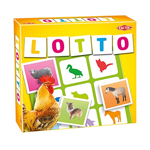 Farm Animals Lotto Game Tactic - Tombola Degli Animali, Gioco In Scatola