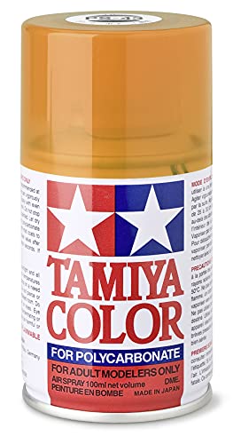 Tamiya 86043 Ps-43 Translucent Orange Policarbonato 100 Ml – Vernice Spray Per Modellismo In Plastica, Modellismo E Accessori Fai Da Te, Colori Spray