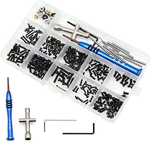 Nuofany Kit Viti Auto Rc, Kit Di Viti Rc Kit Cassetta Degli Attrezzi Per Riparazioni Hardware Sostituzione Per Wltoys Wltoys 1/14 144001 Rc Auto