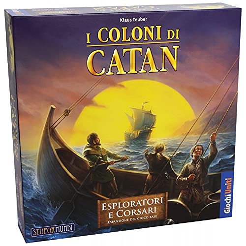 Giochi Uniti- Catan: Esploratori E Corsari-Ed. Italiana, Multicolore, Gu698