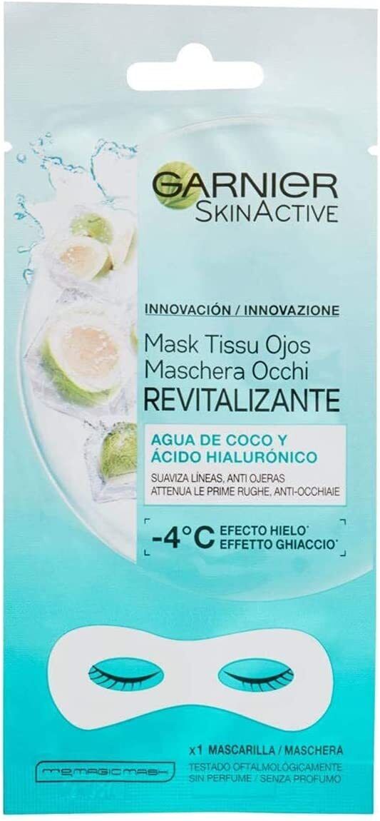 Garnier Maschera Occhi SkinActive, Arricchita con Acqua di Cocco, Confezione  1