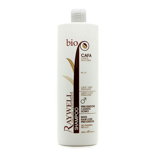 Raywell Bio Shampoo Anticaduta Capelli Uomo - Stimola la ricrescita dei capelli